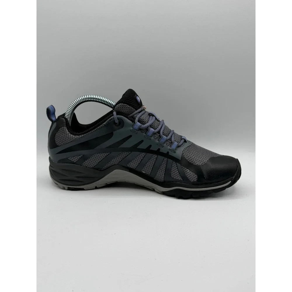 Merrell Siren Edge Q2 Womens Grey Blue Hiking Trail Shoes J41316 Size 8
